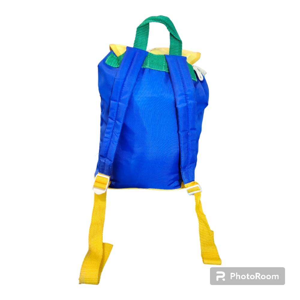 Vintage Sesame Street "Big Bird Cookie Monster Multi Color Draw String Backpack - Picture 7 of 9